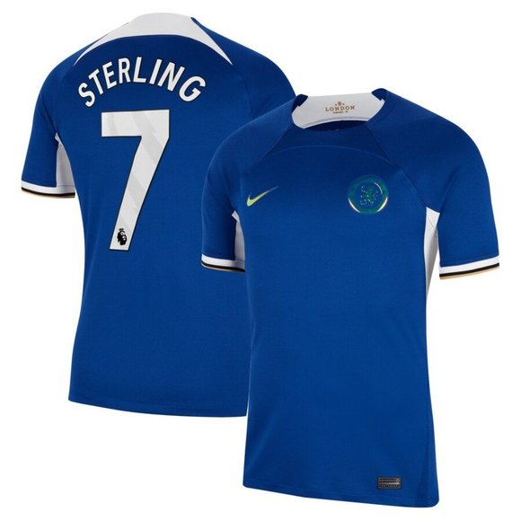 Chelsea Raheem Sterling 2023-24 Home Jersey - Picture 1 of 1